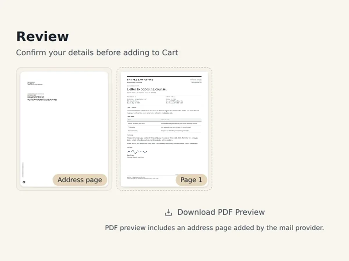 Step 3: Read every page, then pay