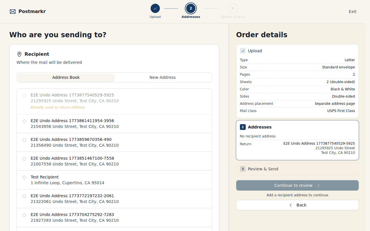 Step 3: Review & Pay